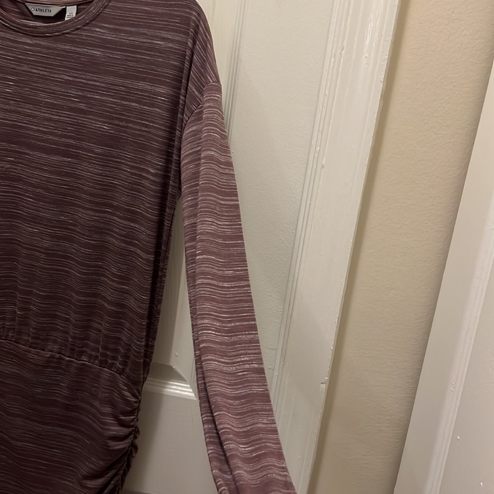 Athleta Beyond Soft Adventures ruched dress. EUC. Size XS. - Picture 5 of 8